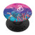 Teal Blue Pink Gradient Turtle Monogram Initial Letter B PopSockets PopGrip Swappable Grip for Phones   Tablets