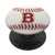 Baseball Monogram Letter B - Baseball Mom Custom initial B PopSockets Grip and Stand for Phones and Tablets