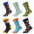 WeciBor Mens Funny Food Fruit Pattern Novelty Combed Cotton Crew Socks