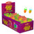 Dee Best Dreidel Jewel Pop Ring Shape Candy - Assorted Flavors Green Apple and Strawberry - 36 Count Individually Wrapped