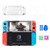 Dockable Switch Case, Dockable Case Compatible with Nintendo Switch, Clear Protective Accessories Cover Case Compatible with Nintendo Switch and Nintendo Switch Joy-Con