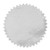 PaperDirect Silver Foil Embossed Scallop Edge Certificate Seals 102 Pack