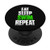 Eat Sleep Swim Repeat - Funny Swimming Gift PopSockets PopGrip Swappable Grip for Phones   Tablets