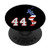 Baseball number 44 player with American USA flag phone stand PopSockets Grip and Stand for Phones and Tablets
