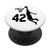 Number 42 42  Basketball Gifts for Men Boys Teens Kids PopSockets Grip and Stand for Phones and Tablets