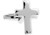 MRCUFF Cross Christian Pair Cufflinks in a Presentation Gift Box   Polishing Cloth