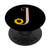 Letter J rose pink sunflower monogram initial J for girls PopSockets Grip and Stand for Phones and Tablets