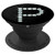 P Monogram Pop Socket - P Letter Pop Socket - Black Diamond PopSockets Grip and Stand for Phones and Tablets