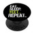 Eat Sleep Yeet Repeat Dance Dancer Christmas PopSockets PopGrip Swappable Grip for Phones   Tablets