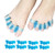 Yitoes Toe Separators 8Pcs Gel Toe Spacers for Hammer Toe Tailors Bunion Crooked Toes - Toe Straightener Spreader Corrector - Pads for Overlapping Toes Hallux Valgus