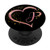 Letter P Initial Rose Pink Heart Monogram PopSockets PopGrip Swappable Grip for Phones   Tablets
