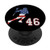 Lacrosse player American USA flag number 46 phone stand PopSockets PopGrip Swappable Grip for Phones   Tablets