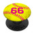 Girls Softball Number 66 Pink 66th Birthday Team Zx PopSockets Grip and Stand for Phones and Tablets