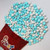 m m Light Blue   White Milk Chocolate Candy 1 Pound Resealable Pouch Bag