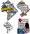 Washington D_C_ Four-Piece State Magnet Set