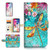 for iPhone XR Flip Wallet Case Cover   Screen Protector Bundle - A21095 Dragonfly