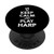 Keep calm and play Harp PopSockets PopGrip Swappable Grip for Phones   Tablets