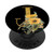 Sunflower Yellow Flowers Black Monogram Initial Letter J PopSockets PopGrip Swappable Grip for Phones   Tablets