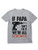 If PAPA Cant Fix It Were All Screwed Funny Gift for Father Grandpa T-Shirt X-Large Gray