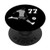 77 Number 77 Gift for soccer boys girls women men PopSockets Grip and Stand for Phones and Tablets
