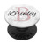 Brinley Rose Pink Glamour Monogram Letter B Girls PopSockets Grip and Stand for Phones and Tablets