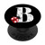 Ladybug Monogram Name Initial Letter B PopSockets PopGrip Swappable Grip for Phones   Tablets