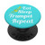 Trumpet Player Gift - Eat Sleep Trumpet Repeat - Aqua PopSockets PopGrip Swappable Grip for Phones   Tablets