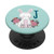 Cute Bunny Lover - Rabbit with Flowers - Monogram Letter J PopSockets Grip and Stand for Phones and Tablets