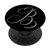 Elegant Single Letter B Capital Monogram Initial PopSockets Grip and Stand for Phones and Tablets