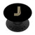 Letter J Gift Retro Monogram Initial J PopSockets Grip and Stand for Phones and Tablets