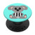Cute Koala Bear Lover Gift for Girls Blue Aqua Letter H PopSockets Grip and Stand for Phones and Tablets