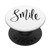 Smile Cursive Writing Word PopSockets Grip PopSockets PopGrip Swappable Grip for Phones   Tablets