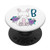 Cute Bunny Rabbit with Flowers - Monogram Letter B for Women PopSockets PopGrip Swappable Grip for Phones   Tablets