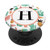 H Cactus Pineapple Letter Monogram Initial Pop Socket Gift PopSockets Grip and Stand for Phones and Tablets