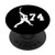 74 Number 74 Gift for Hockey player boys girls men PopSockets Grip and Stand for Phones and Tablets