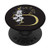 Initial B Monogram Chic Black Background Floral Letter B PopSockets Grip and Stand for Phones and Tablets