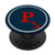 Red Anchor Monogram Letter P Anchored Name Initial Graphic PopSockets Grip and Stand for Phones and Tablets