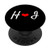 Matching Initial H   I Heart Letter Alphabet Monogram PopSockets Grip and Stand for Phones and Tablets