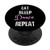 Eat Sleep Dance Repeat Dancing Gift PopSockets PopGrip Swappable Grip for Phones   Tablets