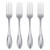 Oneida American Harmony Dinner Forks, Set of 4