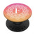 Pink Orange Ombre Mandala Flower Monogram Letter F Initial PopSockets Grip and Stand for Phones and Tablets