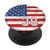 American USA Flag with number 38 in gray and red phone stand PopSockets Grip and Stand for Phones and Tablets
