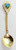 South Carolina State Souvenir Gold Plated Collectible Twist Spoon 5" lpco South Carolina State Souvenir Gold Plated Collectible Twist Spoon 5" lpco