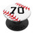 Baseball Jersey Uniform Number 70 Player Sports Team Gift PopSockets Grip and Stand for Phones and Tablets