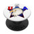 White Background Blue Star Eagle Head Red White Blue USA PopSockets Grip and Stand for Phones and Tablets