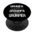 Funny Grumpa Like A Regular Grandpa But Much Grumpier Gift PopSockets Grip and Stand for Phones and Tablets
