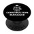 Keep calm Im a construction manager PopSockets Grip and Stand for Phones and Tablets