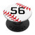Baseball Jersey Uniform Number 56 Player Sports Team Gift PopSockets Grip and Stand for Phones and Tablets