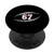 67 Number Vintage Football Player 67 Lucky Number Birthday PopSockets Grip and Stand for Phones and Tablets