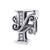 BETTY SARAH 925 Sterling Silver Letter F Charms for Pandora Bracelets Alphabet Initial Beads Jewelry Gift for Women